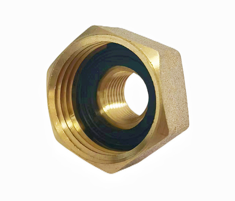 латунная арматура потока 3/4Inch GHT неэтилированная с черным набивкой